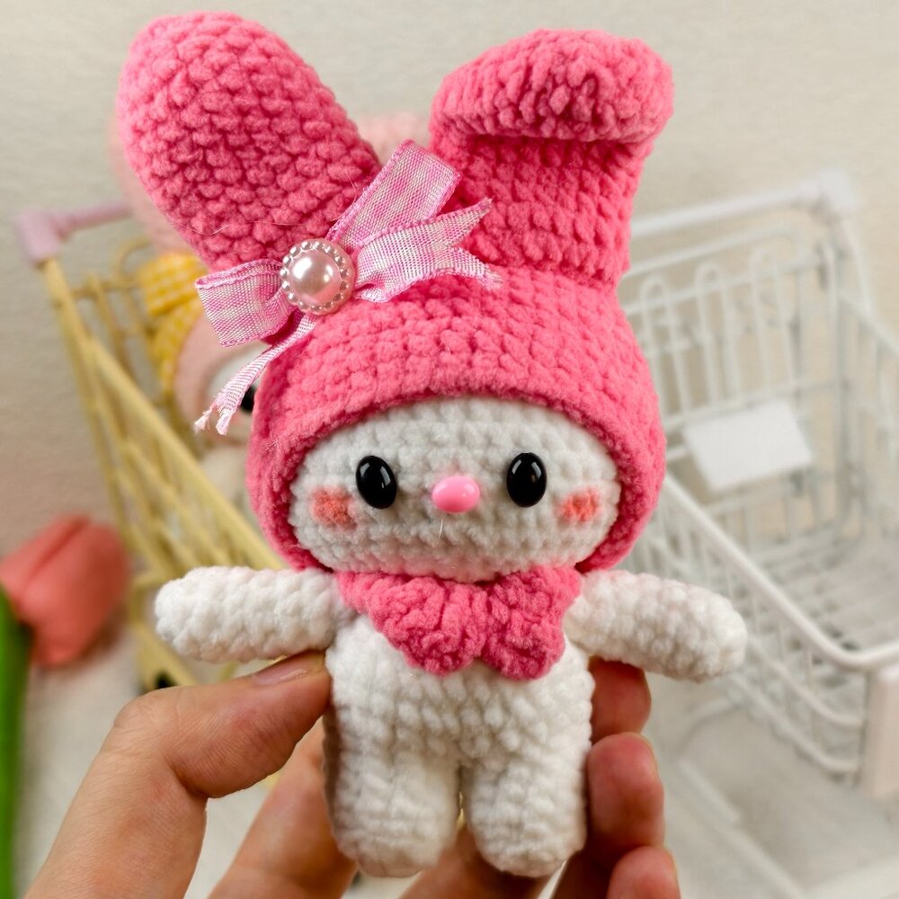 Handmade Amigurumi Crochet Dark Melody Plushie